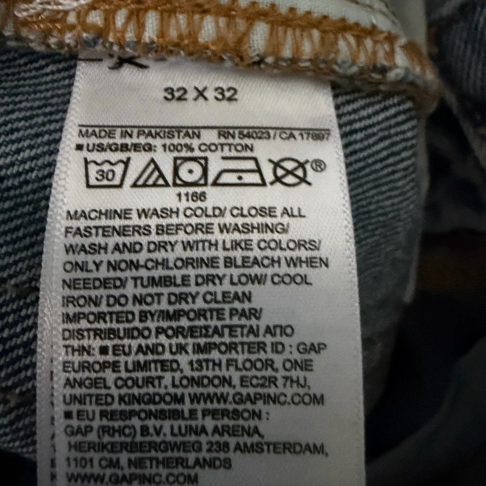 Gap Mens Baggy Jean Size‎ 32x32 New With Tags